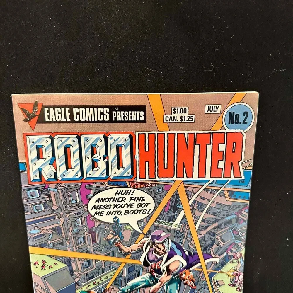 ROBO HUNTER Volume 1 No. 2‎ July 1984 Eagle Comics Magazine Book Vintage